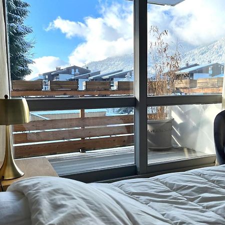 Modern Apt At The Foot Of The Slopes In Megeve Bagian luar foto