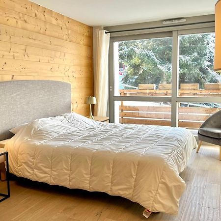 Modern Apt At The Foot Of The Slopes In Megeve Bagian luar foto